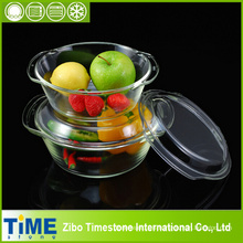 High Quality Borosilicate Glass Casserole Set (TM8011)